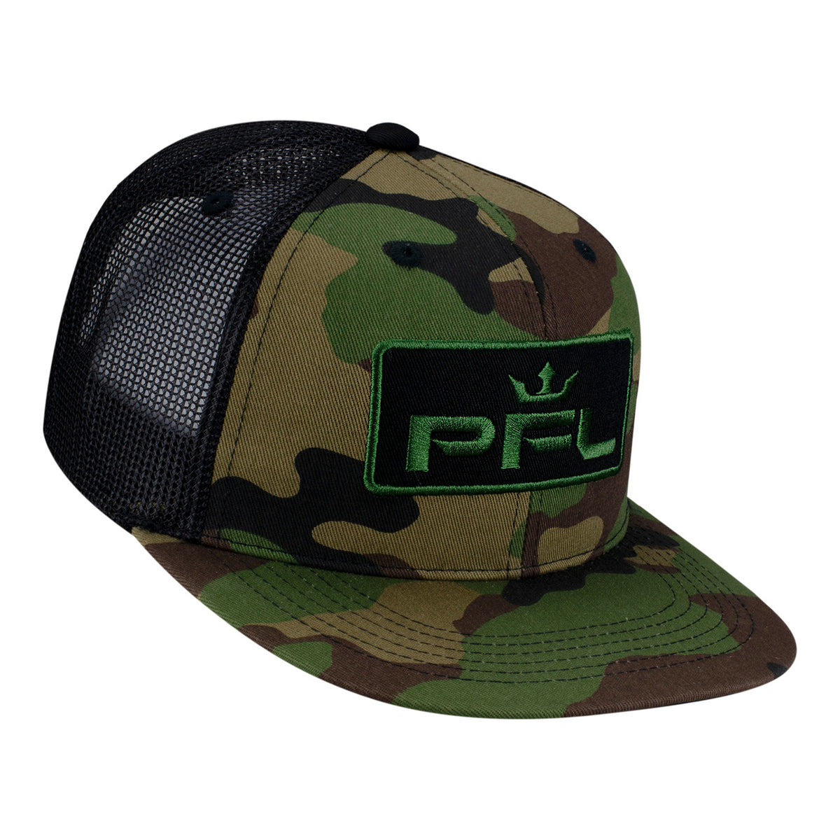 PFL Camo Flatbill Snapback Hat