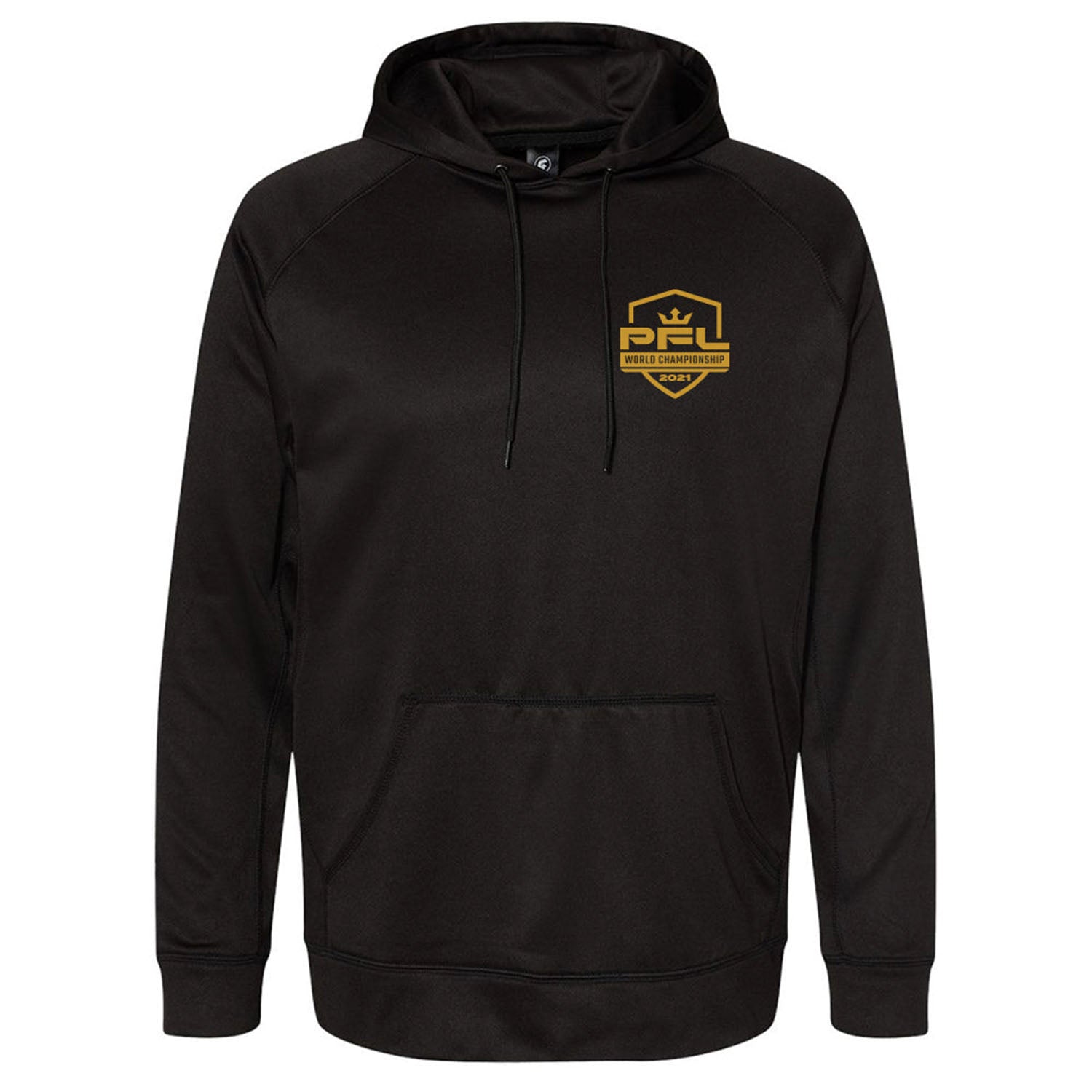 PFL Championship Performance Hoodie in Black - Back View