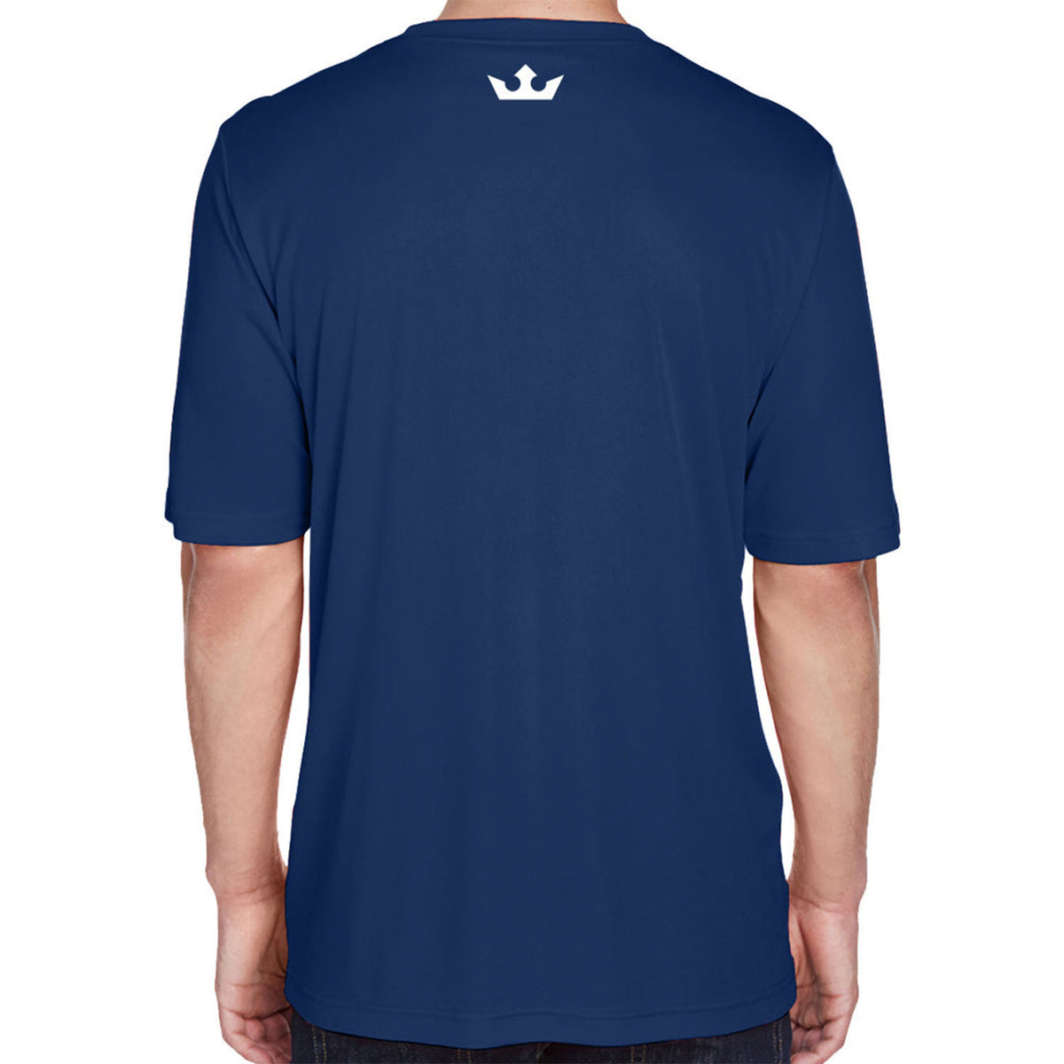 PFL Performance T-Shirt in Navy - Front View, Model Shot
