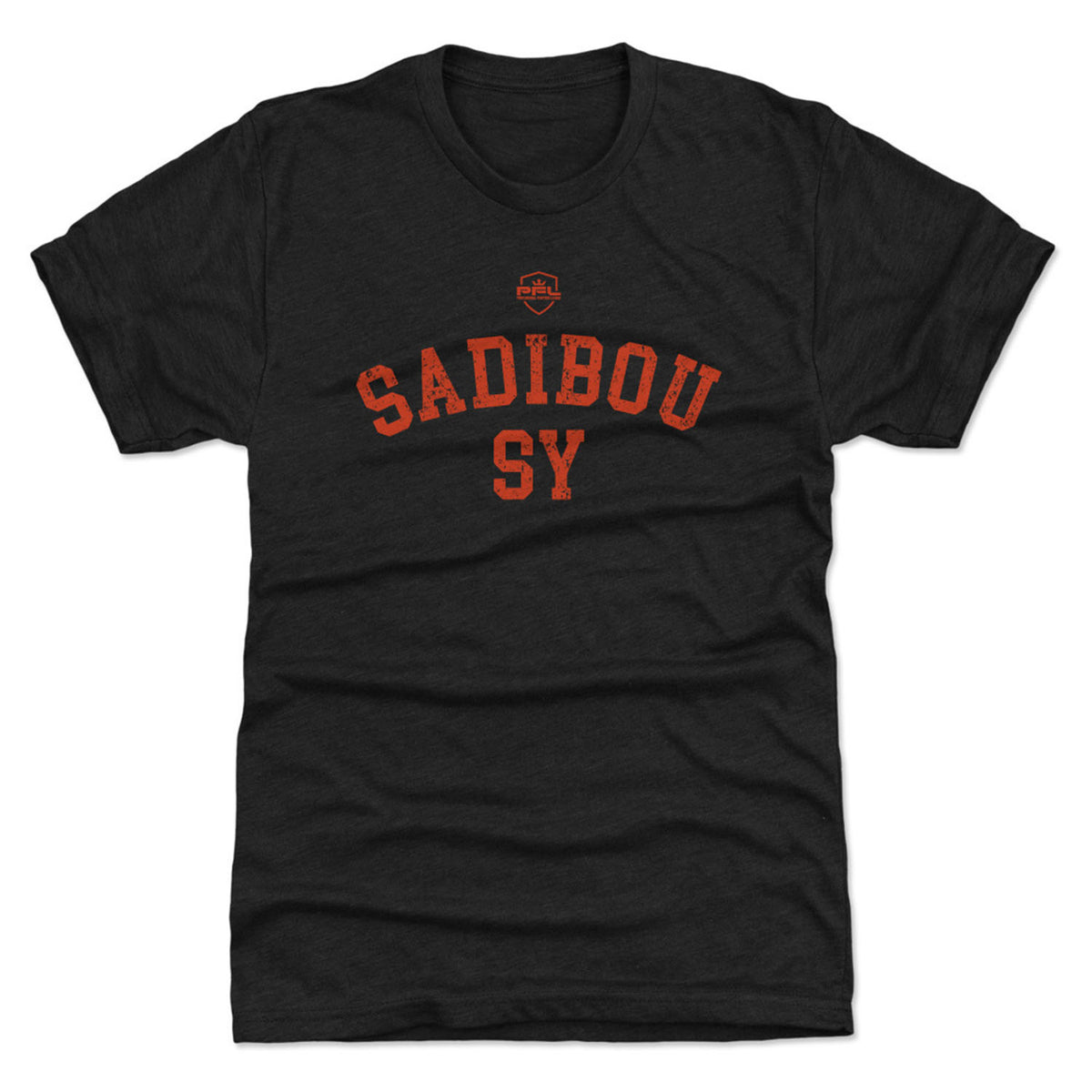 PFL Black Sadibou Sy T-Shirt - Front View
