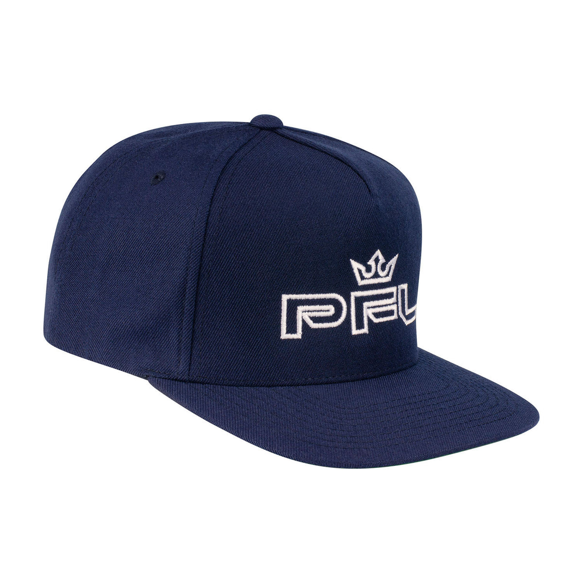 PFL Flatbill Snapback Hat in Navy - Right Side View