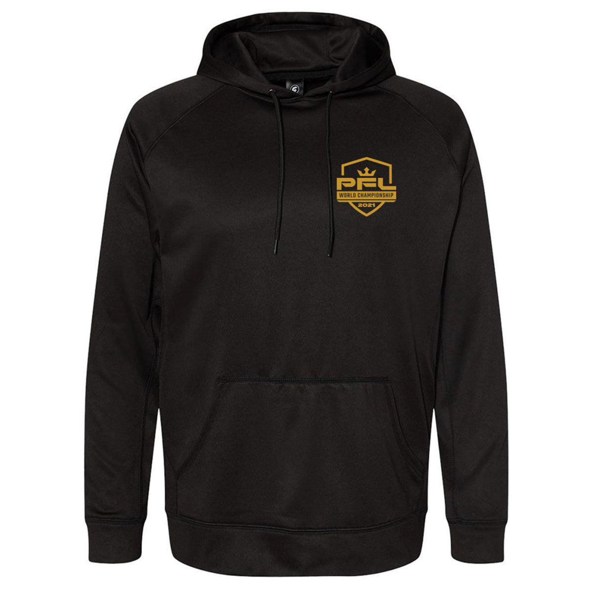PFL Championship Performance Hoodie in Black - Front View