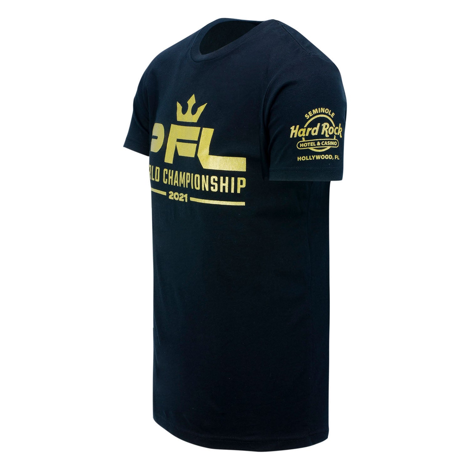 2021 Championship Red Corner Shirt in Black - Front View