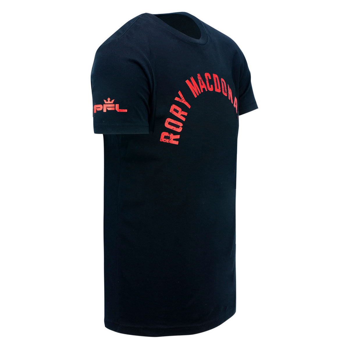 Rory Red King Shirt in Black - Side View