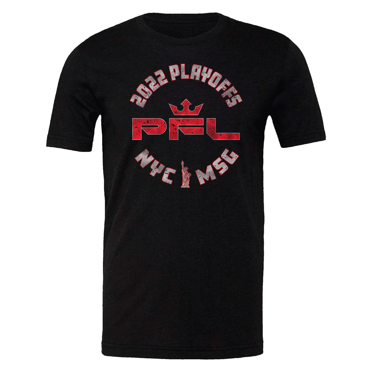PFL Playoffs T-Shirt - New York City in Black - Front View