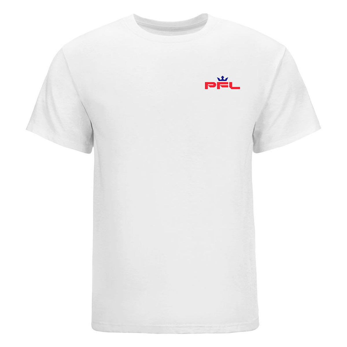 PFL Logo T-Shirt in White - Front View