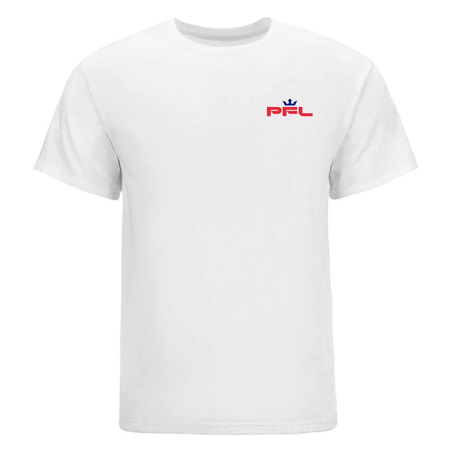 PFL Logo T-Shirt in White - Back View