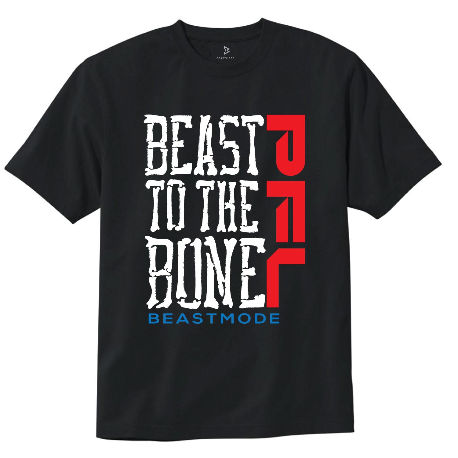 PFL x Beastmode "Beast To The Bone" T-Shirt in Black - Front View