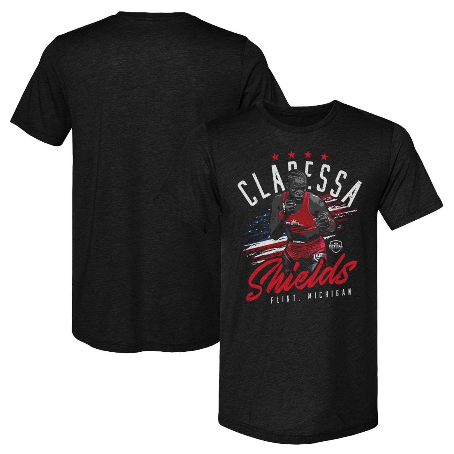 PFL Claressa Shields Black T-Shirt